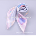 2015 Beautiful Color Satin Style Airline Uniform Accessories 100% Silk Scarf Stewardess For Women